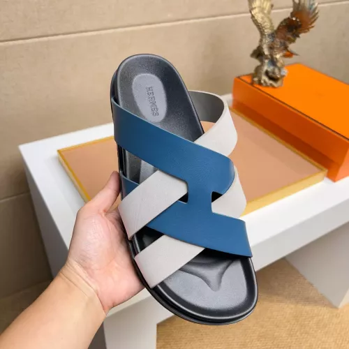 Replica Hermes Slippers For Women #1356973 $56.00 USD for Wholesale