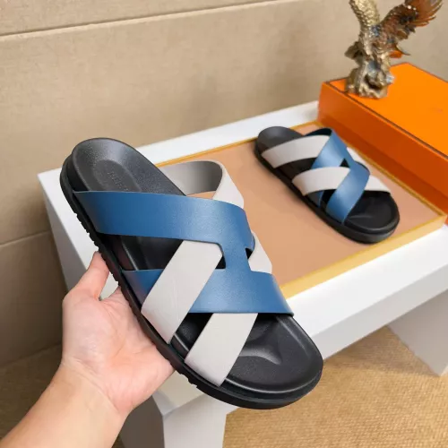 Replica Hermes Slippers For Women #1356973 $56.00 USD for Wholesale