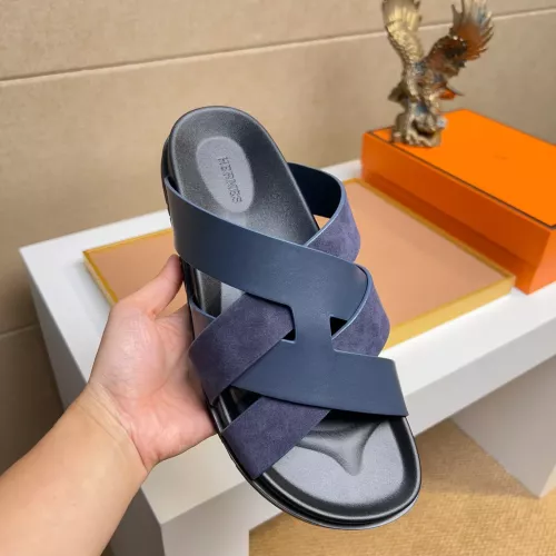 Replica Hermes Slippers For Women #1356975 $56.00 USD for Wholesale