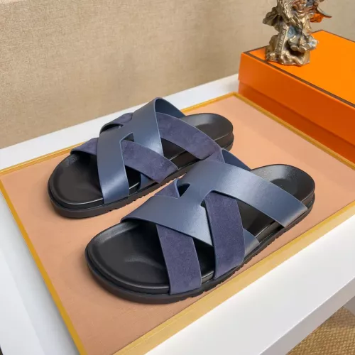 Wholesale Hermes Slippers For Men #1356976 $56.00 USD, Wholesale Quality Replica Hermes Slippers