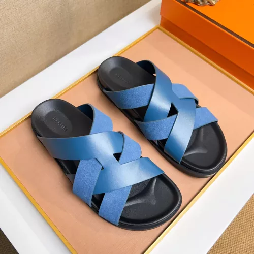 Replica Hermes Slippers For Women #1356977 $56.00 USD for Wholesale