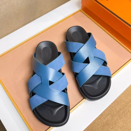 Replica Hermes Slippers For Women #1356977 $56.00 USD for Wholesale