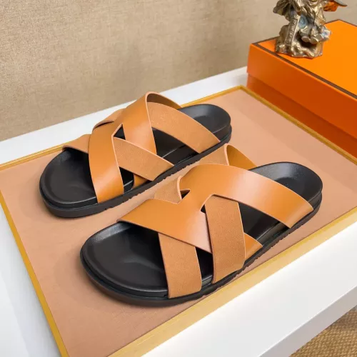 Wholesale Hermes Slippers For Men #1356982 $56.00 USD, Wholesale Quality Replica Hermes Slippers