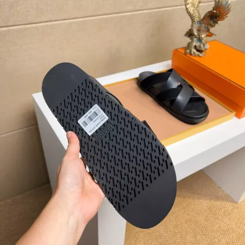Replica Hermes Slippers For Men #1356993 $56.00 USD for Wholesale