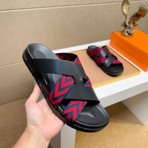 Replica Hermes Slippers For Men #1357005 $56.00 USD for Wholesale