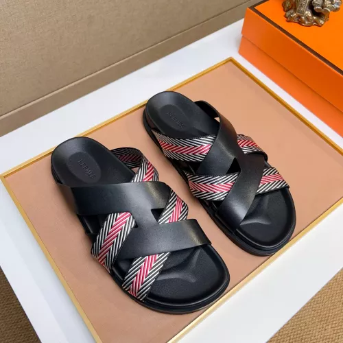 Replica Hermes Slippers For Men #1357007 $56.00 USD for Wholesale