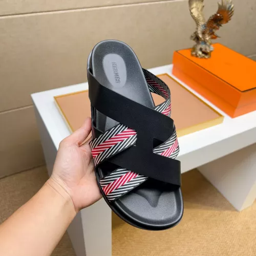 Replica Hermes Slippers For Men #1357007 $56.00 USD for Wholesale
