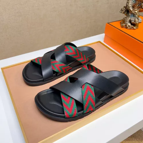 Wholesale Hermes Slippers For Men #1357009 $56.00 USD, Wholesale Quality Replica Hermes Slippers