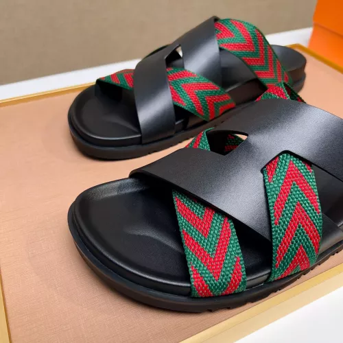 Replica Hermes Slippers For Men #1357009 $56.00 USD for Wholesale