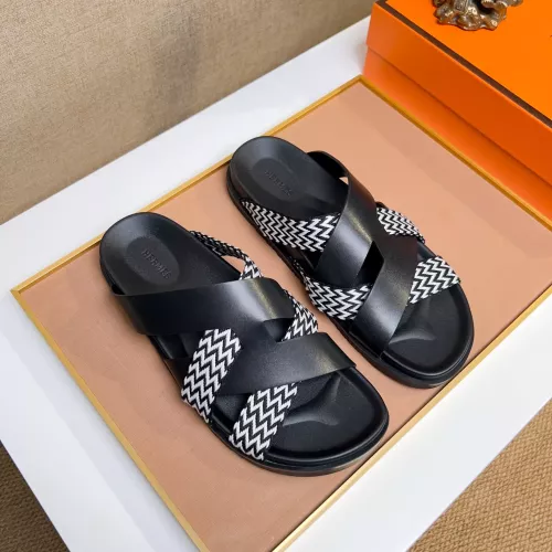 Replica Hermes Slippers For Men #1357011 $56.00 USD for Wholesale