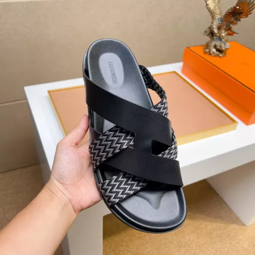 Replica Hermes Slippers For Men #1357013 $56.00 USD for Wholesale