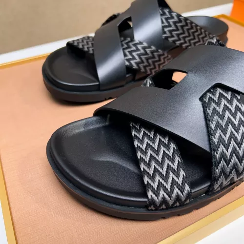 Replica Hermes Slippers For Men #1357013 $56.00 USD for Wholesale