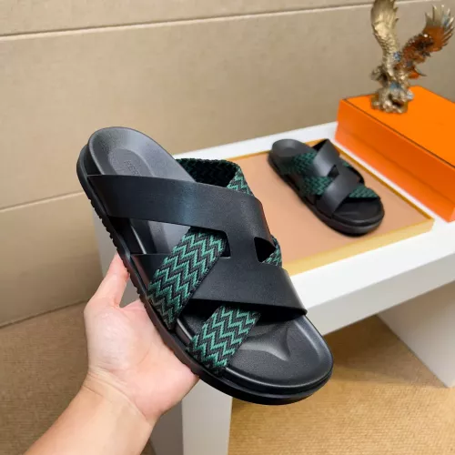 Replica Hermes Slippers For Men #1357017 $56.00 USD for Wholesale
