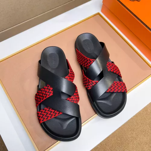 Replica Hermes Slippers For Men #1357021 $56.00 USD for Wholesale
