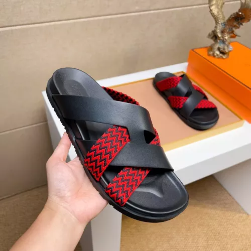Replica Hermes Slippers For Men #1357021 $56.00 USD for Wholesale