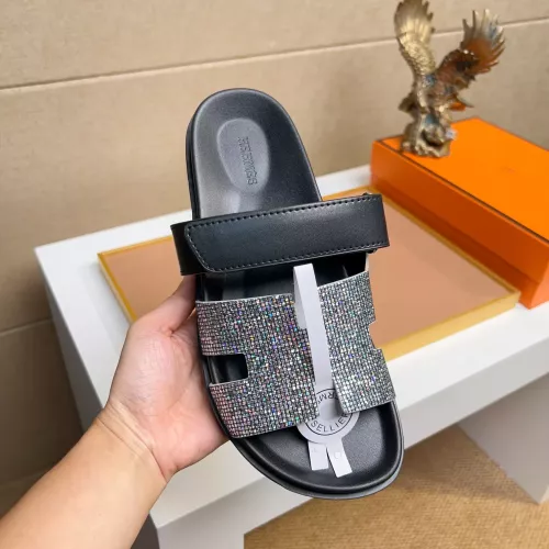 Replica Hermes Slippers For Men #1357023 $60.00 USD for Wholesale