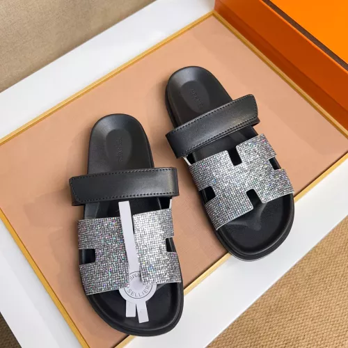 Replica Hermes Slippers For Men #1357023 $60.00 USD for Wholesale