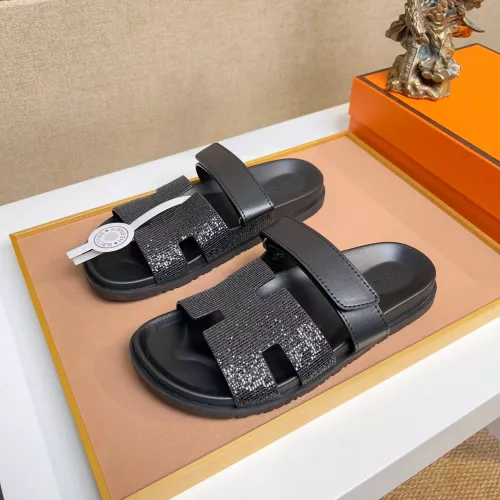 Wholesale Hermes Slippers For Men #1357025 $60.00 USD, Wholesale Quality Replica Hermes Slippers