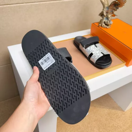 Replica Hermes Slippers For Men #1357027 $60.00 USD for Wholesale