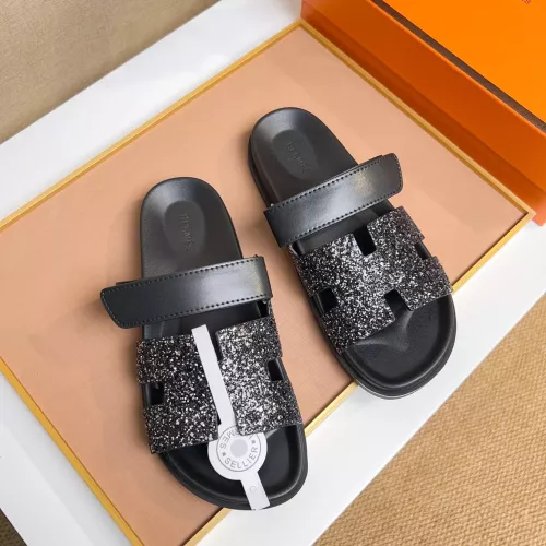 Replica Hermes Slippers For Men #1357031 $60.00 USD for Wholesale