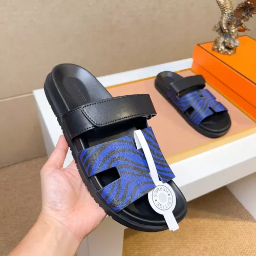 Replica Hermes Slippers For Men #1357049 $56.00 USD for Wholesale