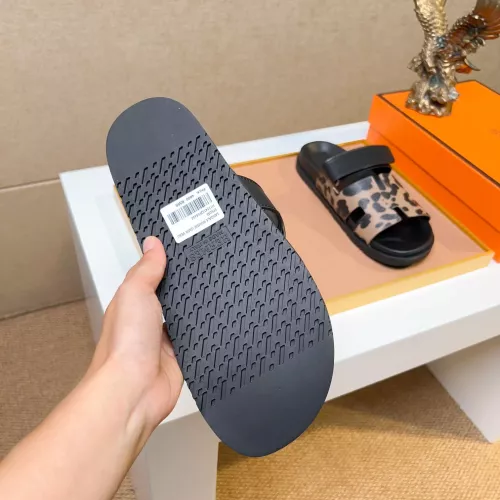 Replica Hermes Slippers For Men #1357051 $56.00 USD for Wholesale