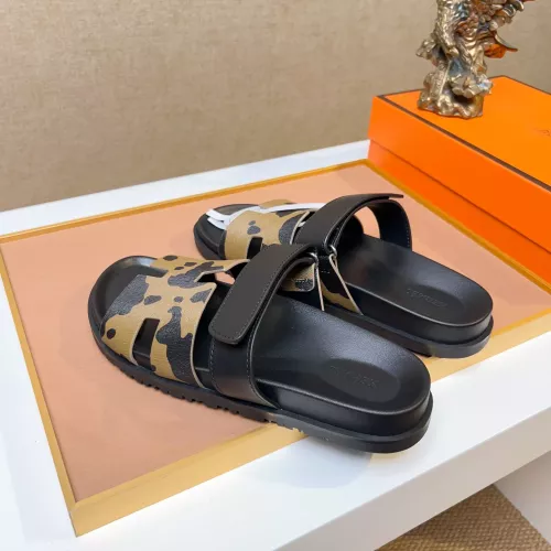 Replica Hermes Slippers For Men #1357053 $56.00 USD for Wholesale