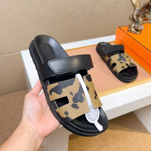 Replica Hermes Slippers For Men #1357053 $56.00 USD for Wholesale