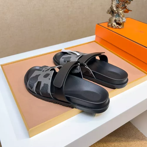 Replica Hermes Slippers For Men #1357058 $56.00 USD for Wholesale