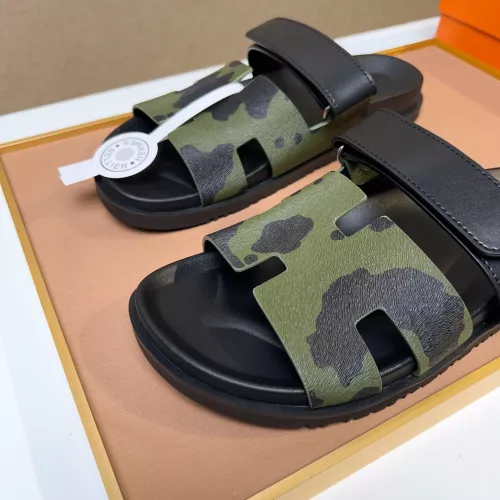 Replica Hermes Slippers For Men #1357063 $56.00 USD for Wholesale