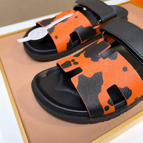 Replica Hermes Slippers For Men #1357073 $56.00 USD for Wholesale