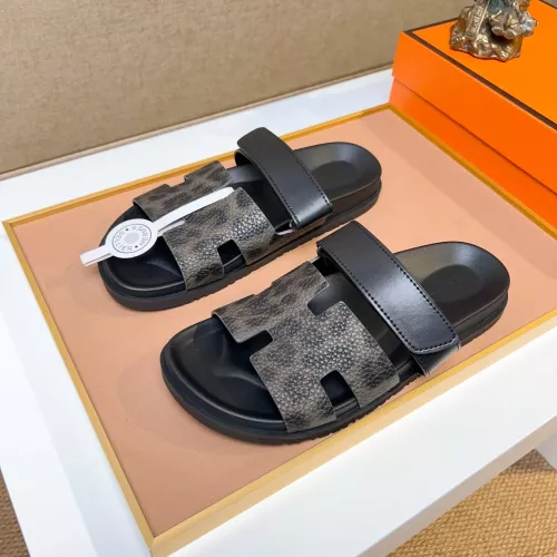 Wholesale Hermes Slippers For Men #1357083 $56.00 USD, Wholesale Quality Replica Hermes Slippers