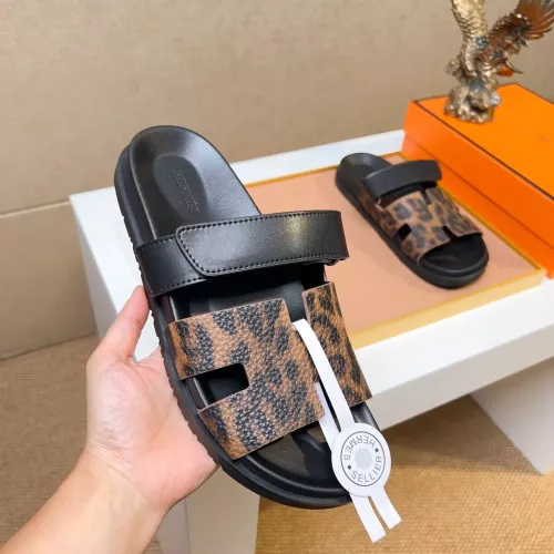 Replica Hermes Slippers For Men #1357089 $56.00 USD for Wholesale
