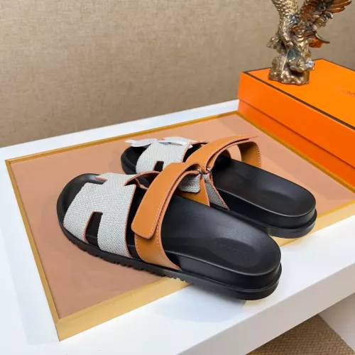 Replica Hermes Slippers For Men #1357094 $56.00 USD for Wholesale