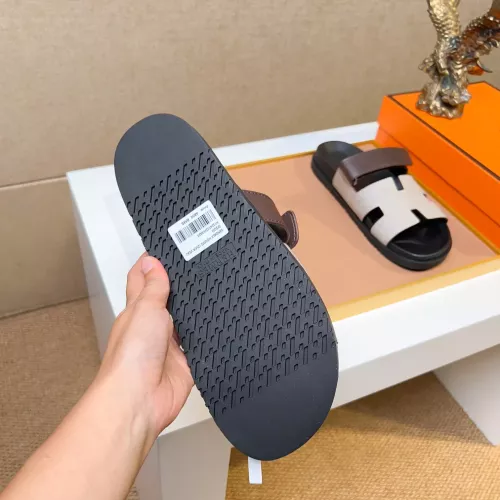 Replica Hermes Slippers For Men #1357096 $56.00 USD for Wholesale