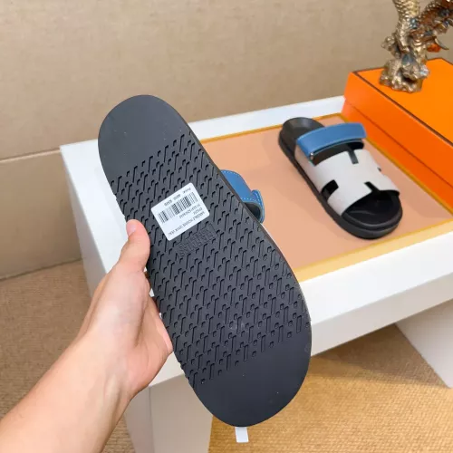 Replica Hermes Slippers For Men #1357098 $56.00 USD for Wholesale
