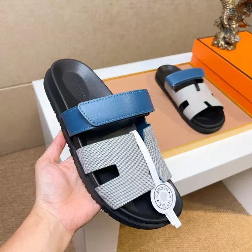 Replica Hermes Slippers For Men #1357098 $56.00 USD for Wholesale