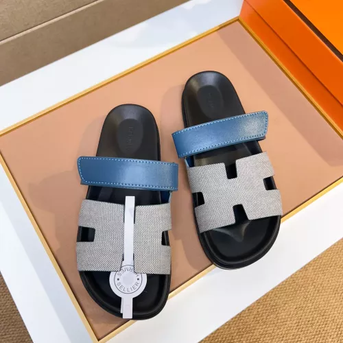 Replica Hermes Slippers For Men #1357098 $56.00 USD for Wholesale
