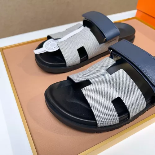 Replica Hermes Slippers For Men #1357100 $56.00 USD for Wholesale