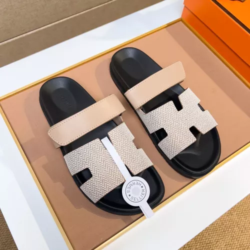 Replica Hermes Slippers For Men #1357103 $56.00 USD for Wholesale
