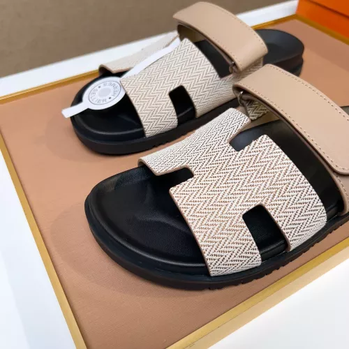 Replica Hermes Slippers For Men #1357103 $56.00 USD for Wholesale