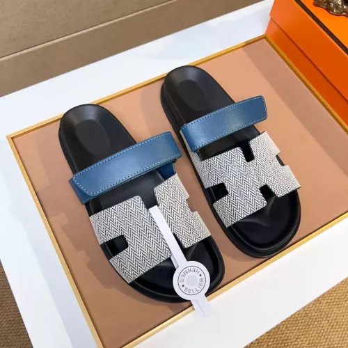 Replica Hermes Slippers For Men #1357109 $56.00 USD for Wholesale