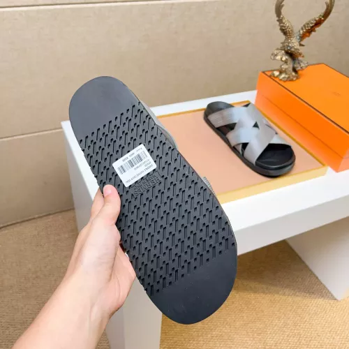 Replica Hermes Slippers For Men #1357111 $56.00 USD for Wholesale