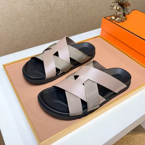 Wholesale Hermes Slippers For Men #1357113 $56.00 USD, Wholesale Quality Replica Hermes Slippers