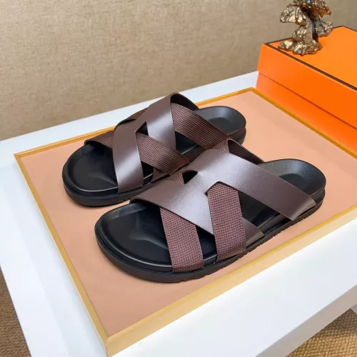 Wholesale Hermes Slippers For Men #1357115 $56.00 USD, Wholesale Quality Replica Hermes Slippers