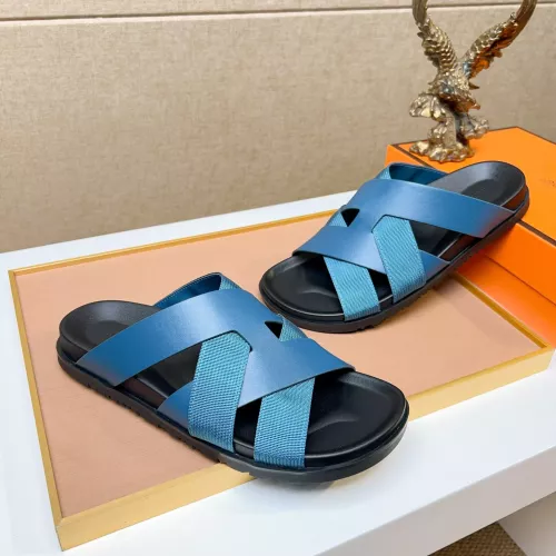 Replica Hermes Slippers For Men #1357117 $56.00 USD for Wholesale