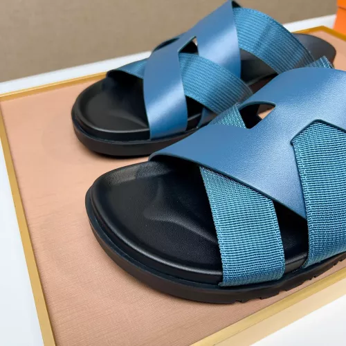 Replica Hermes Slippers For Men #1357117 $56.00 USD for Wholesale