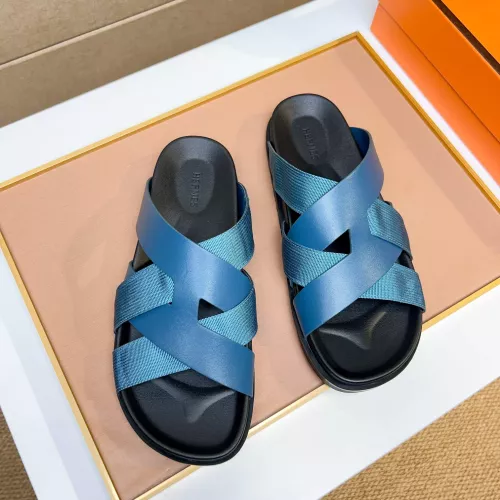 Replica Hermes Slippers For Men #1357117 $56.00 USD for Wholesale