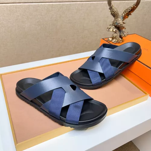 Replica Hermes Slippers For Men #1357119 $56.00 USD for Wholesale