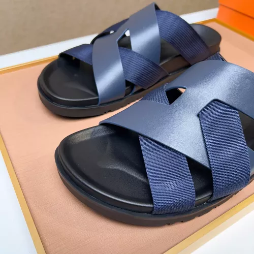 Replica Hermes Slippers For Men #1357119 $56.00 USD for Wholesale